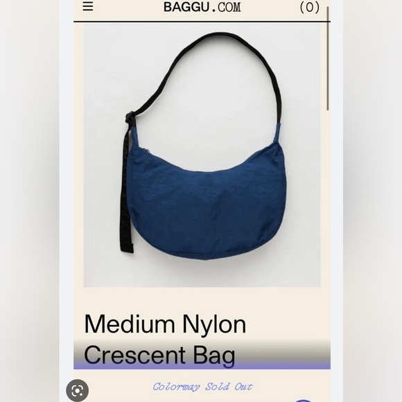 BAGGU Bags Baggu Crescent Bag Brand New Marine Blue Poshmark